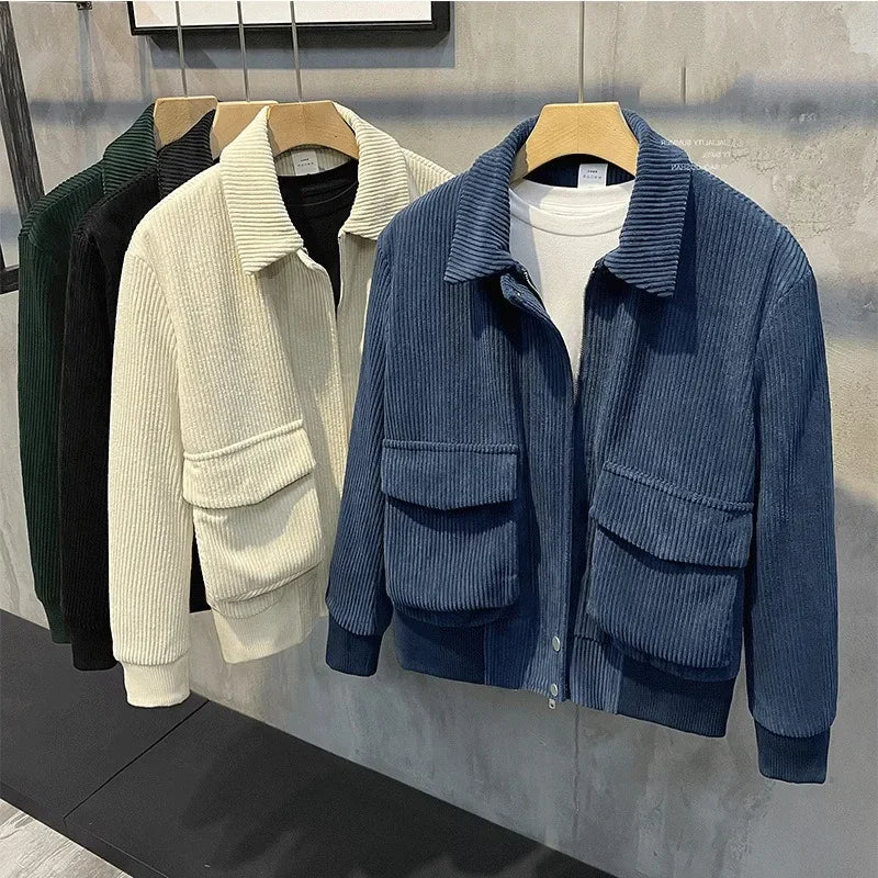 Fashion Corduroy Jackets Men - VHT Styles