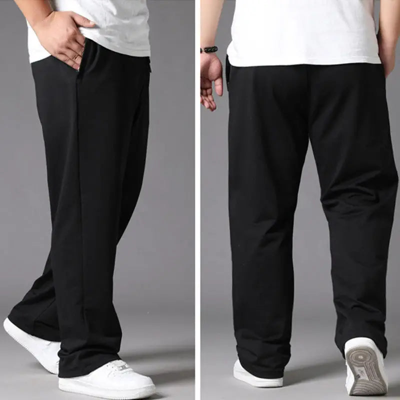 Oversized Black Casual Pants - VHT Styles