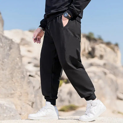 Oversized Black Casual Pants - VHT Styles