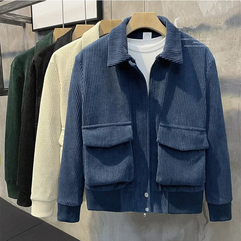 Fashion Corduroy Jackets Men - VHT Styles