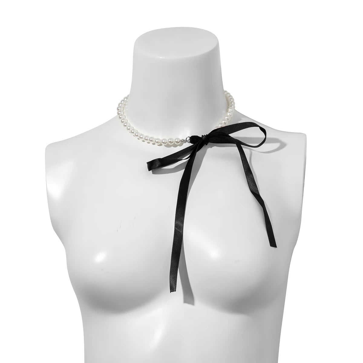 Romantic Beaded Bow Necklace - VHT Styles