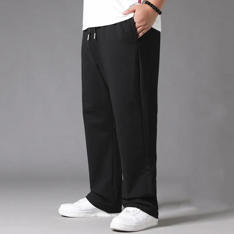 Oversized Black Casual Pants - VHT Styles