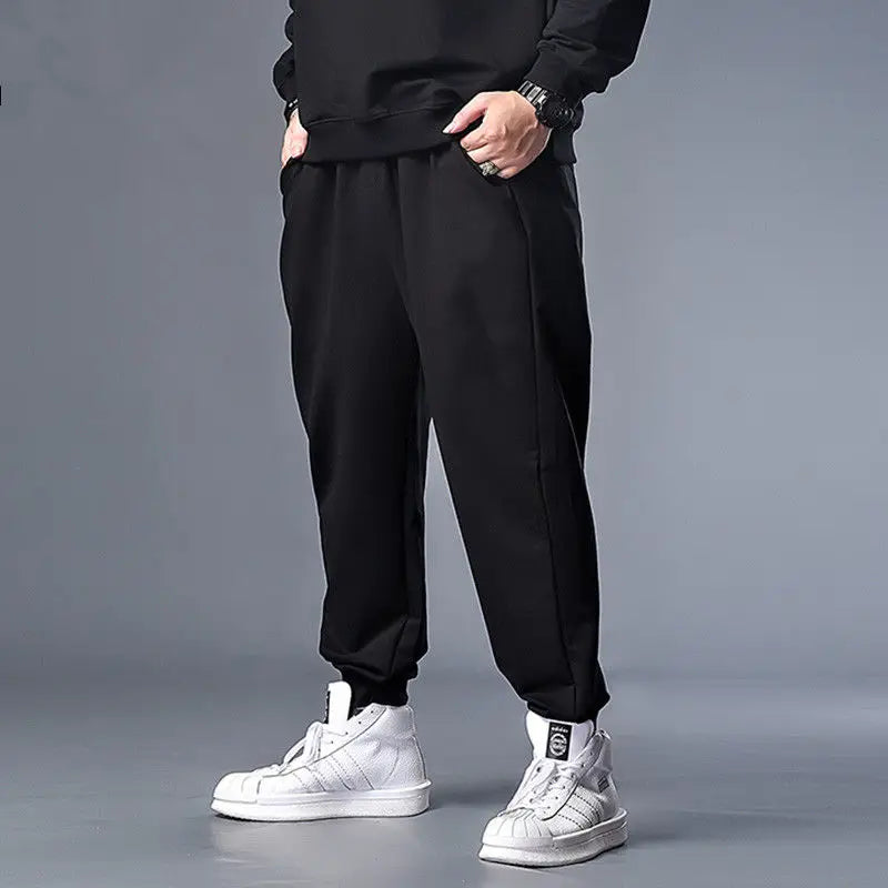 Oversized Black Casual Pants - VHT Styles